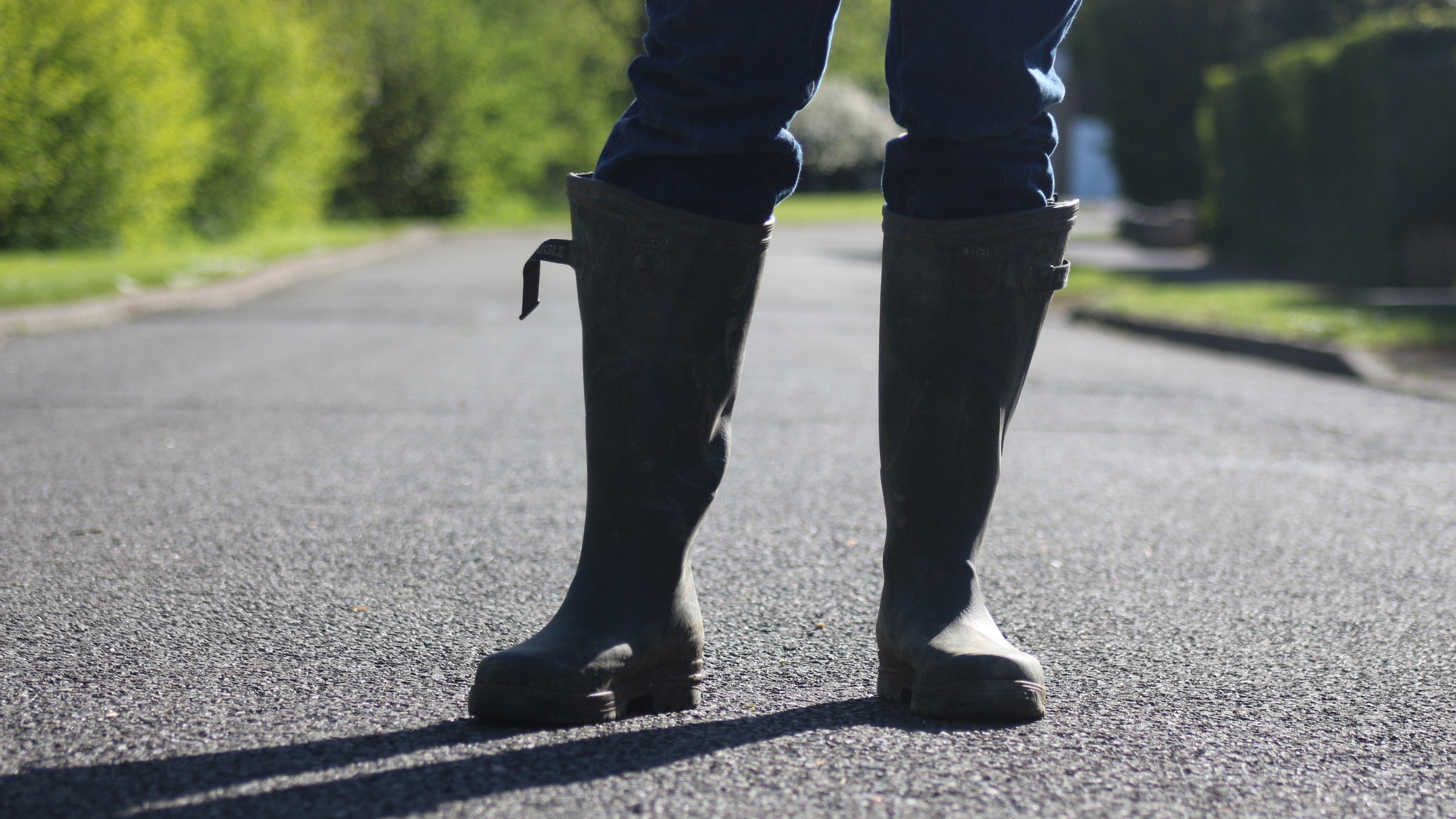 Rubber boots
