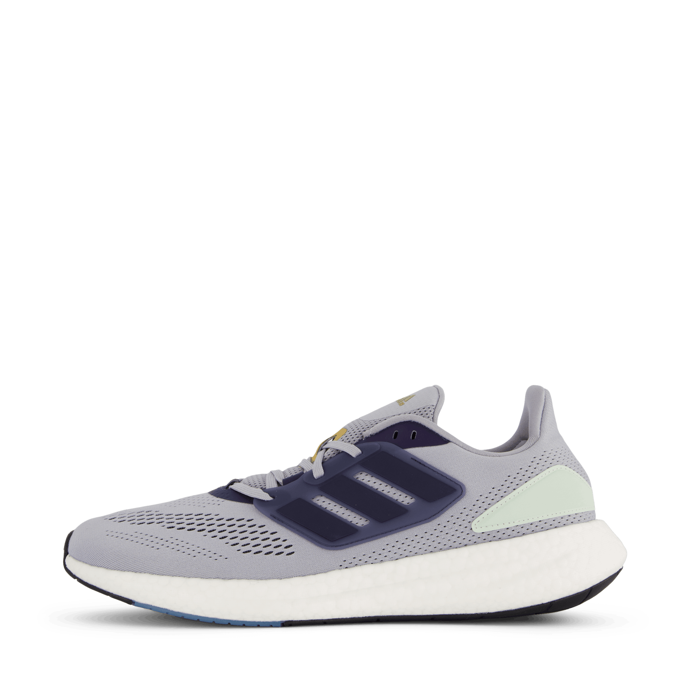 adidas Pureboost 22 Shoes Halo Silver / Shadow Navy / Linen Green –  Grandshoes.com