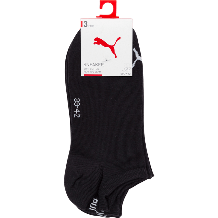 Invisible Sneaker 3-Pack Black by Puma