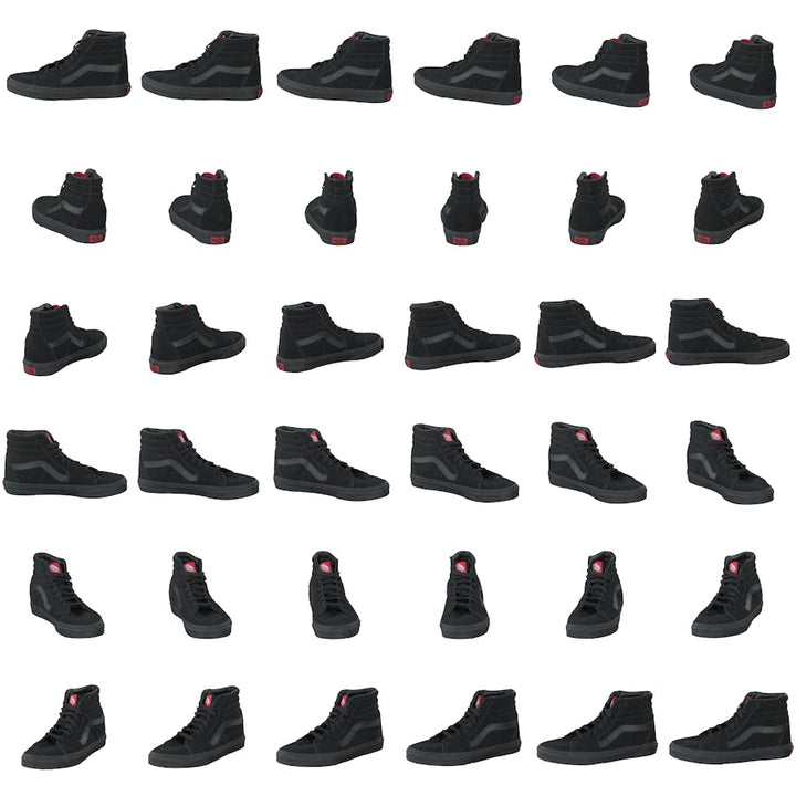 SK8-Hi Black/Black (Suede)
