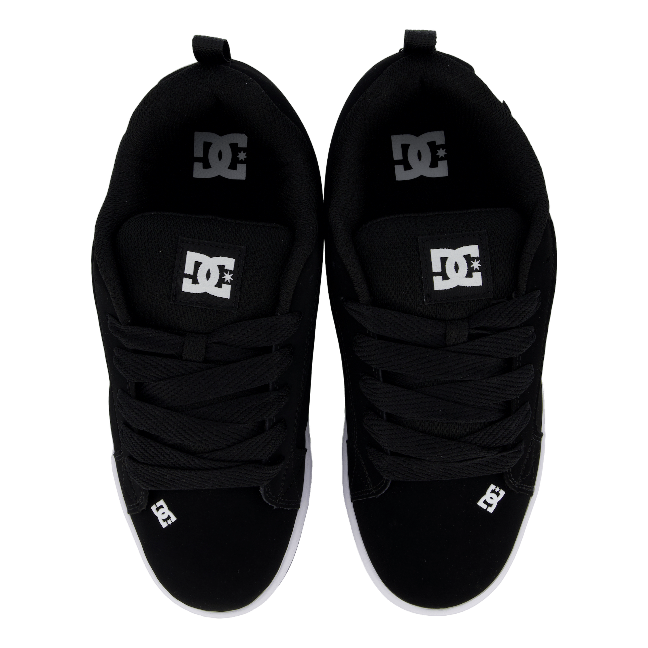 DC Shoes Court Graffik Platform – Sneaker Donna In Pelle/Nabuk – Nero – Numero 39 EU