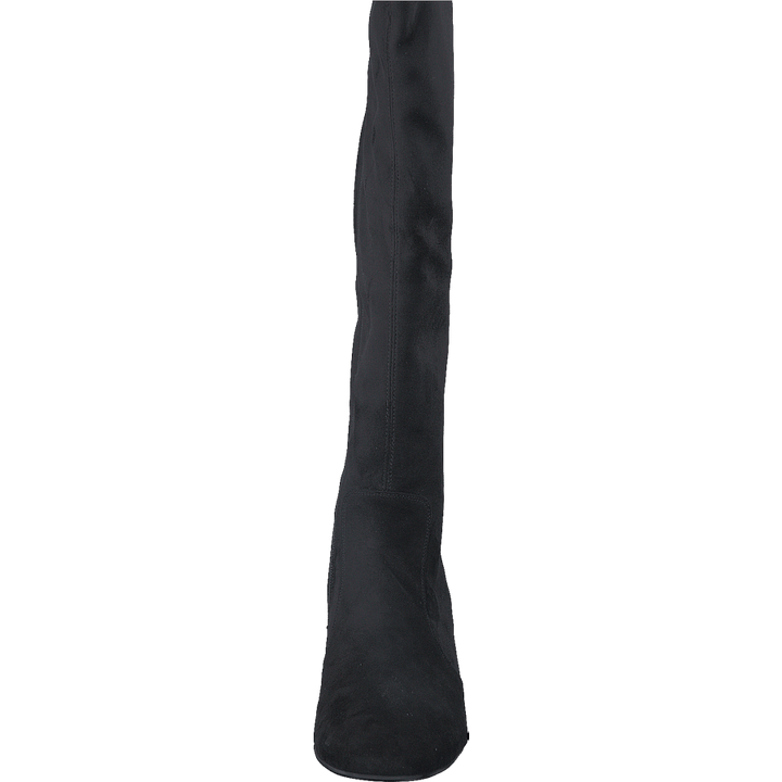 500 Black Suede Stretch Black