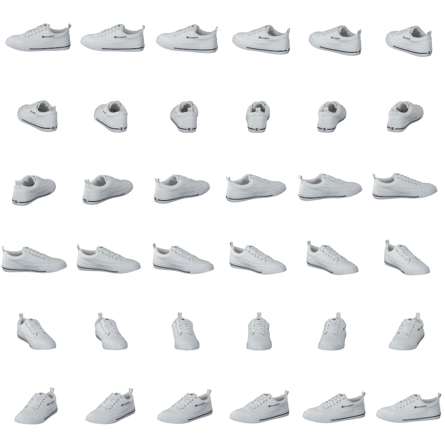 Low Cut Shoe Smu Crew White