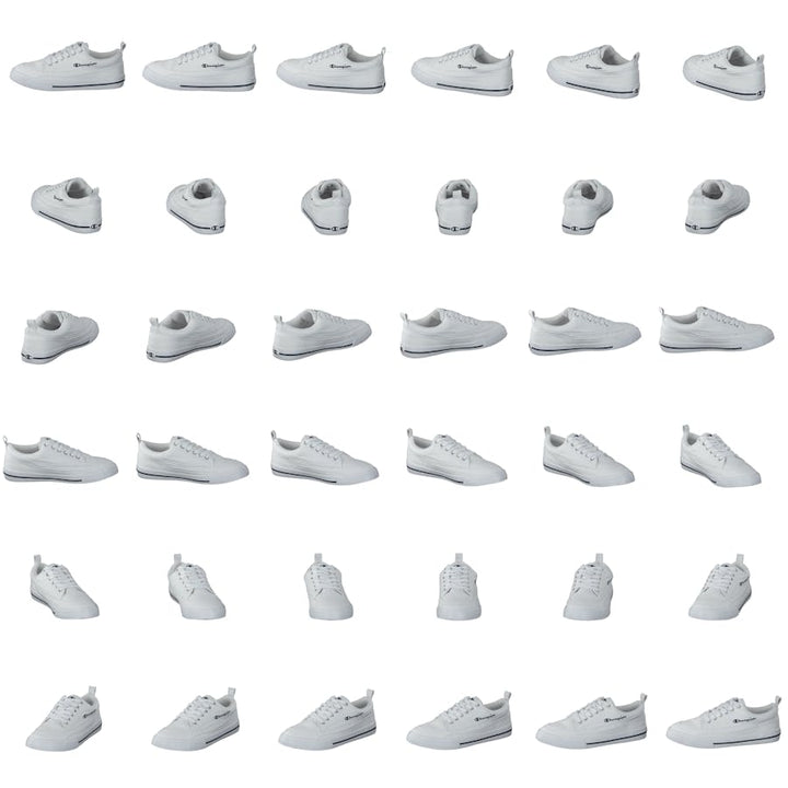 Low Cut Shoe Smu Crew White