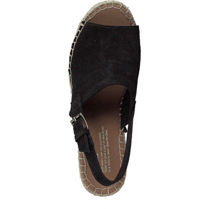 Monica Black Suede