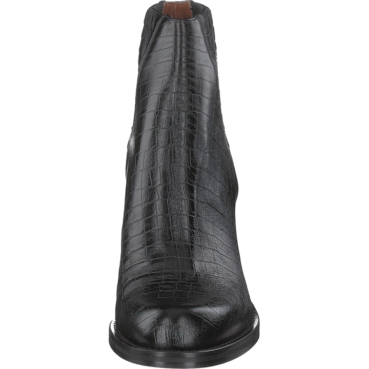 Luisa High Croco Black