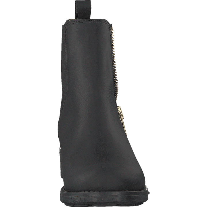 Low Chelsea Boot Black/shiny Gold