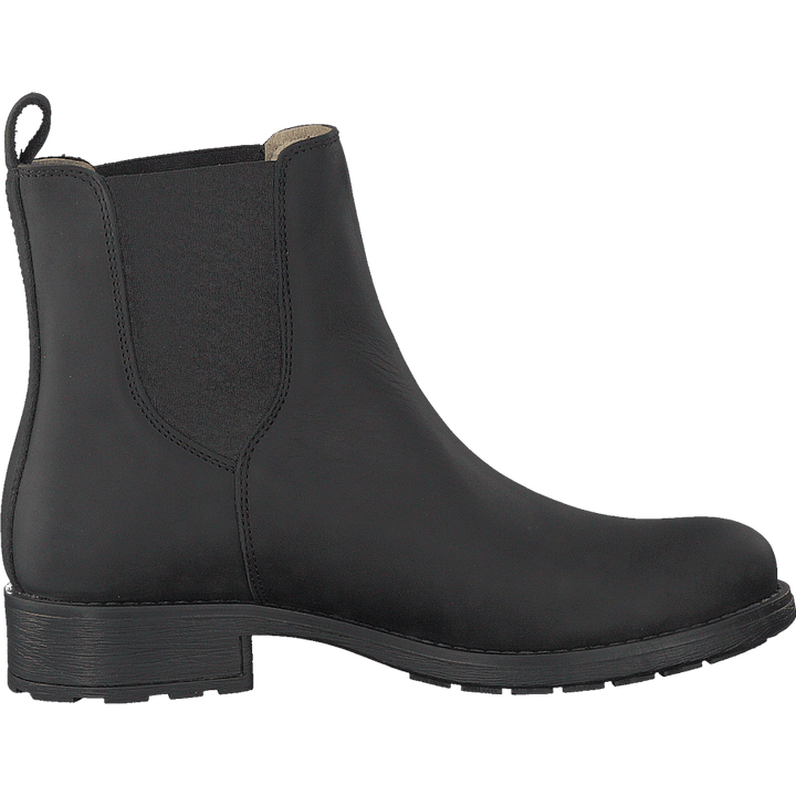 Low Chelsea Boot Black/shiny Gold