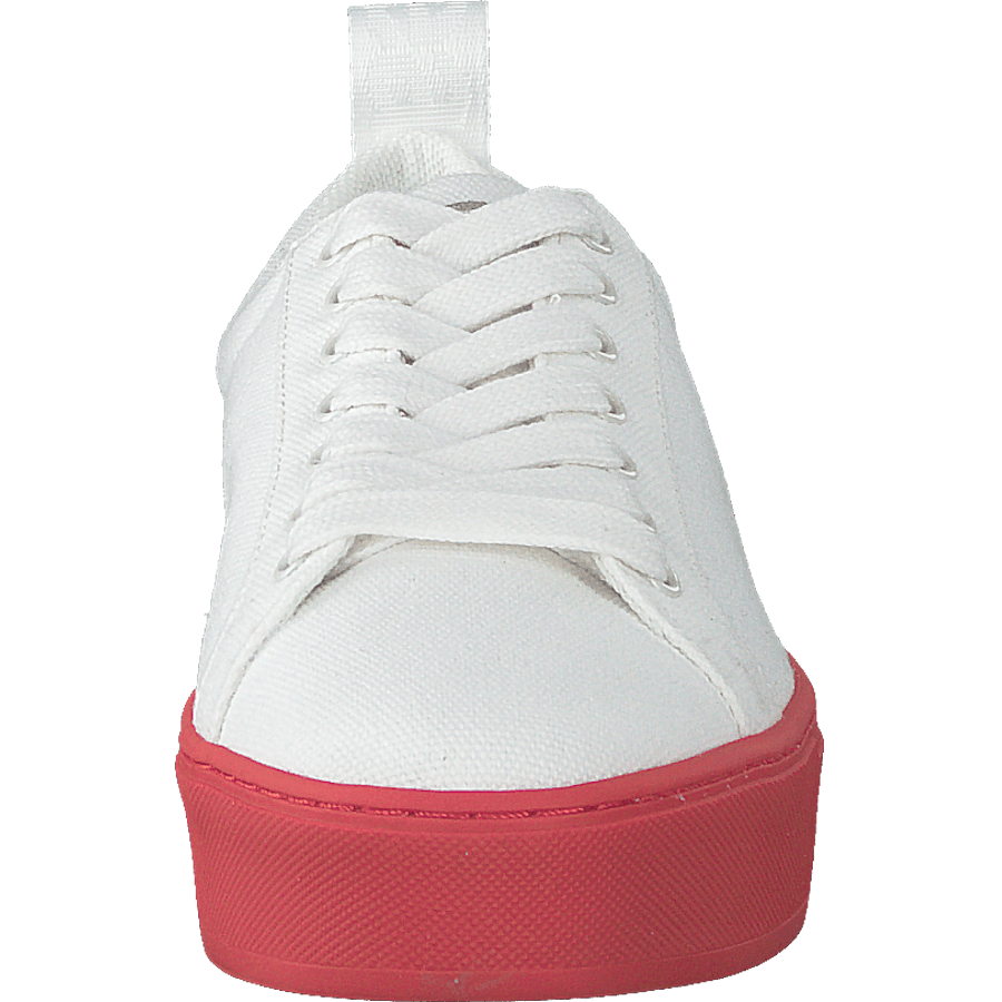 Arlo Three Antique White, Red Outsole