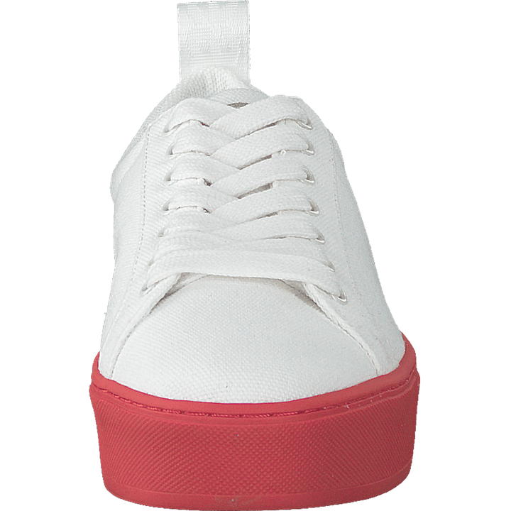 Arlo Three Antique White, Red Outsole