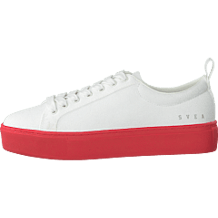 Arlo Three Antique White, Red Outsole