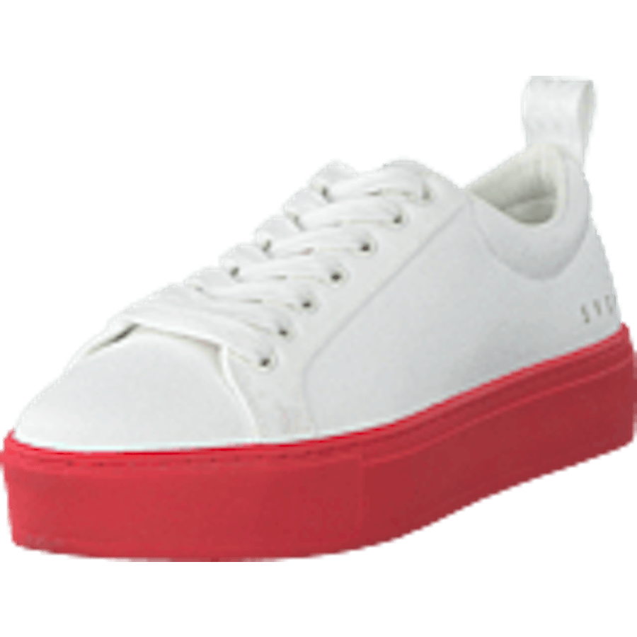Arlo Three Antique White, Red Outsole