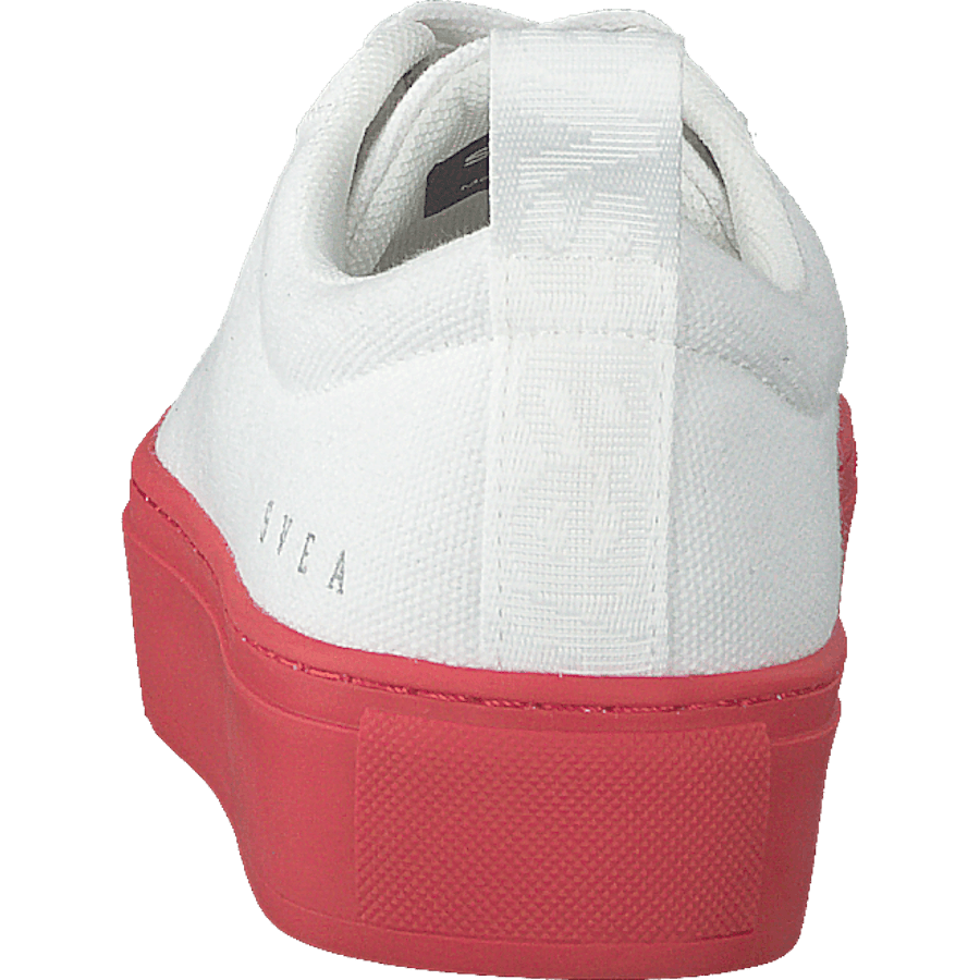 Arlo Three Antique White, Red Outsole