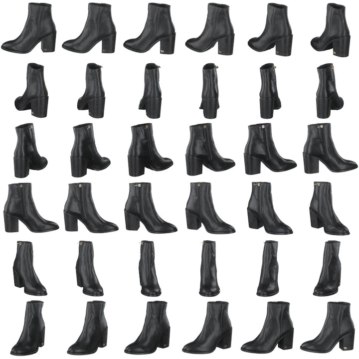 Mono Color Heeled Black