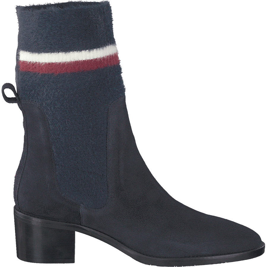 Cosy Mid Heel Suede Cki Midnight