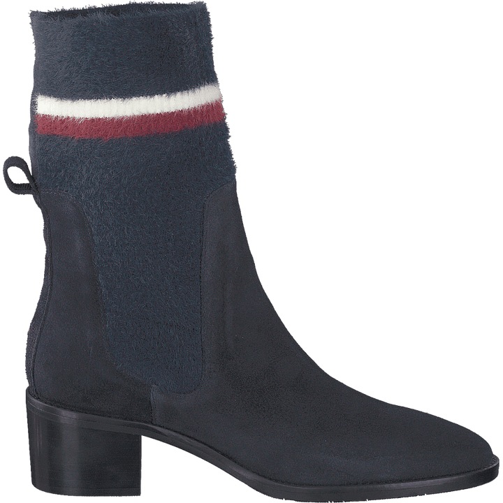 Cosy Mid Heel Suede Cki Midnight