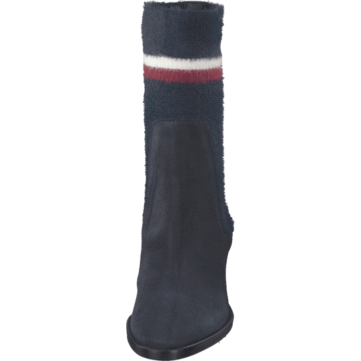 Cosy Mid Heel Suede Cki Midnight