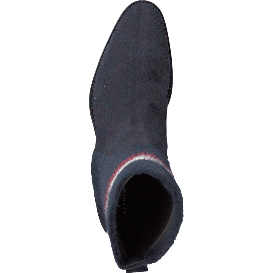 Cosy Mid Heel Suede Cki Midnight