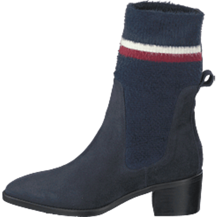 Cosy Mid Heel Suede Cki Midnight