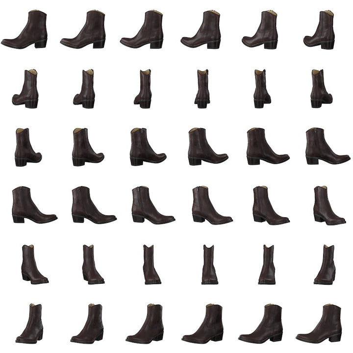 Mid Zip Boot Brown