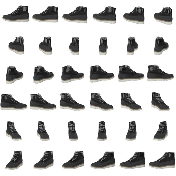 Biaanli Winter Wedge Boot Black