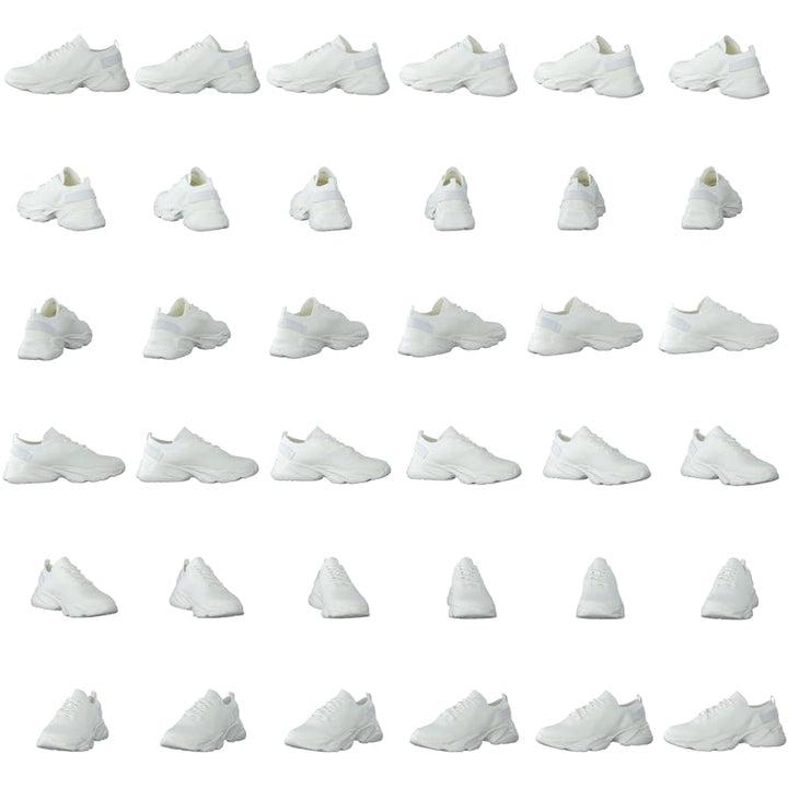 Biacase Laced Knit Sneaker 804 White 4