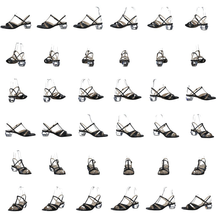 The Gem Sandal Black