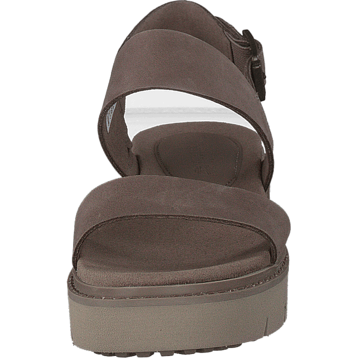Safari Dawn 2 Band Sandal Taupe Gray