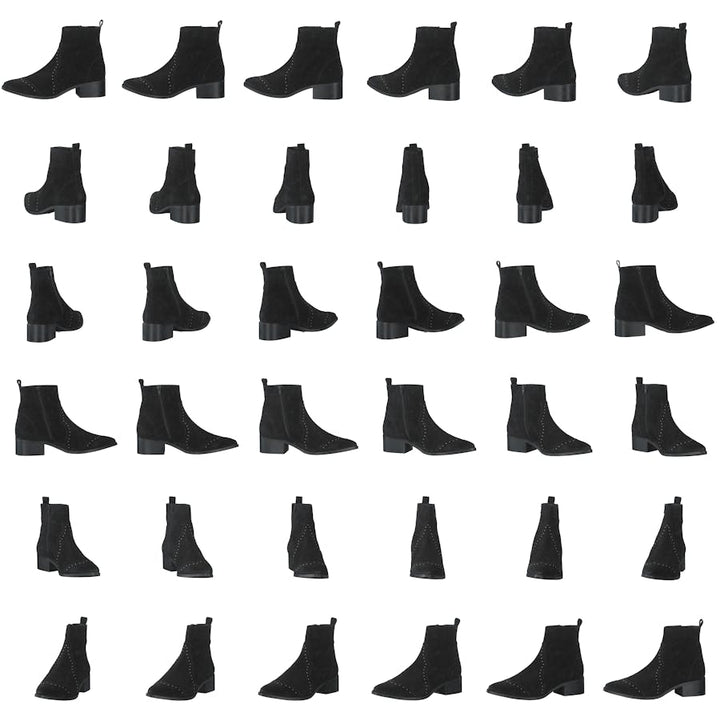 Biadora Western Ankle Boot Black 1