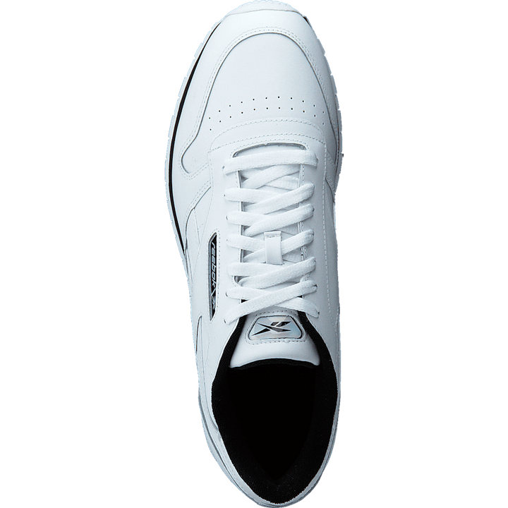 Cl Leather Mu White/black/silvmt