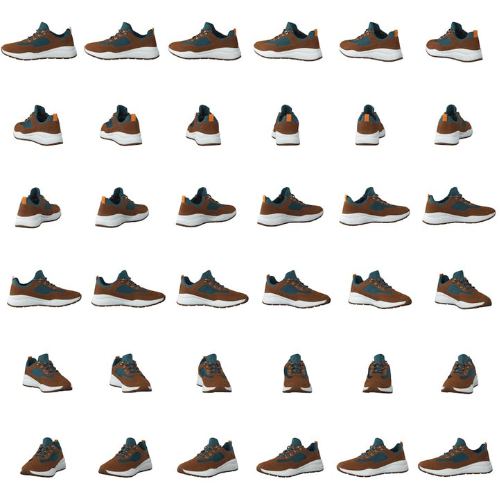 Boroughs Low Sneaker Hkr Rust Nubuck