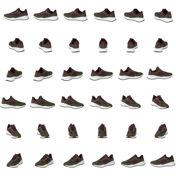 Boroughs Low Sneaker Hkr Dark Green Nubuck