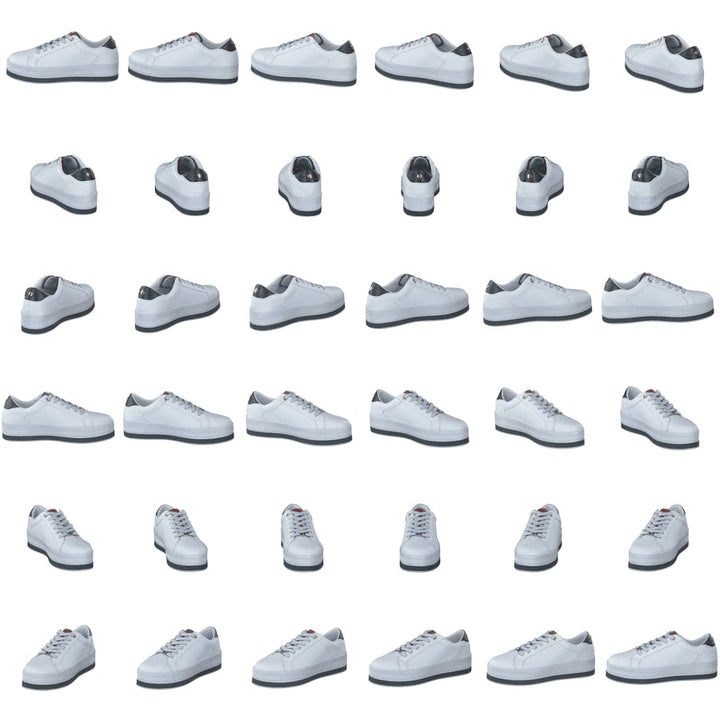 Croc Print Flatform Cupsole Rwb