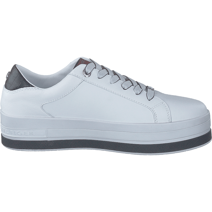 Croc Print Flatform Cupsole Rwb