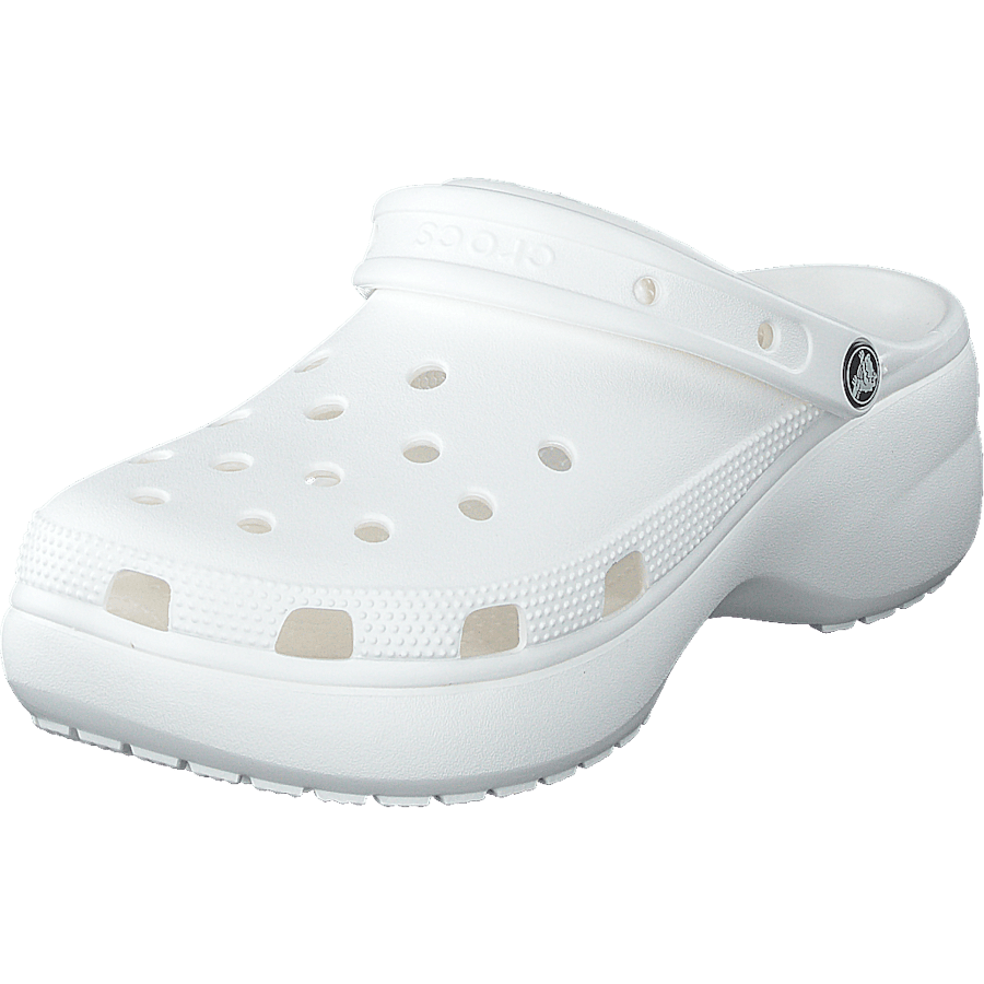 Classic Platform Clog White