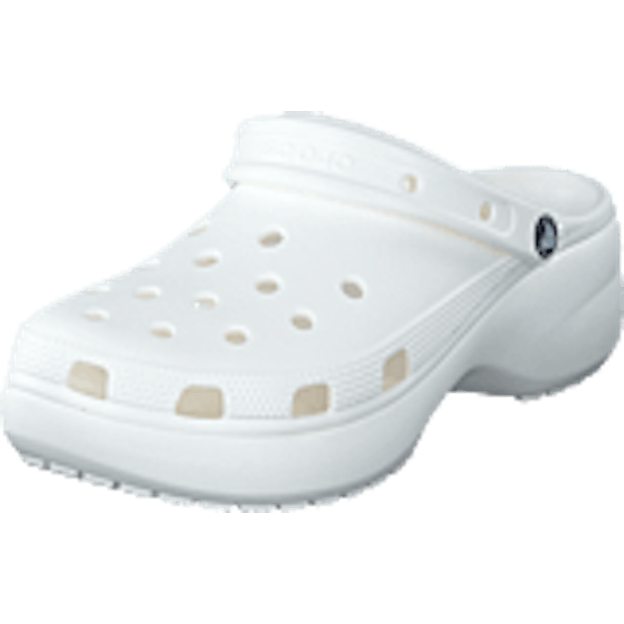 Classic Platform Clog White