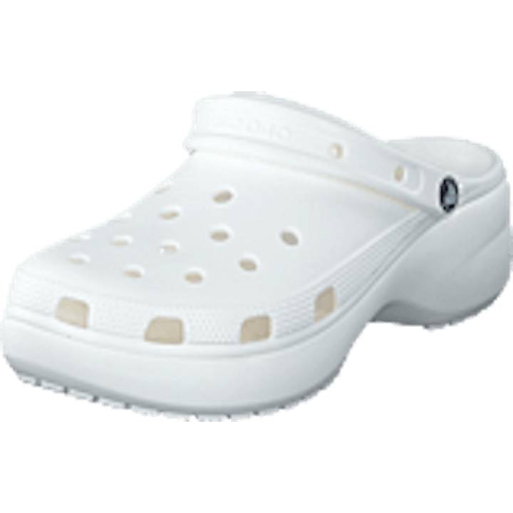 Classic Platform Clog White