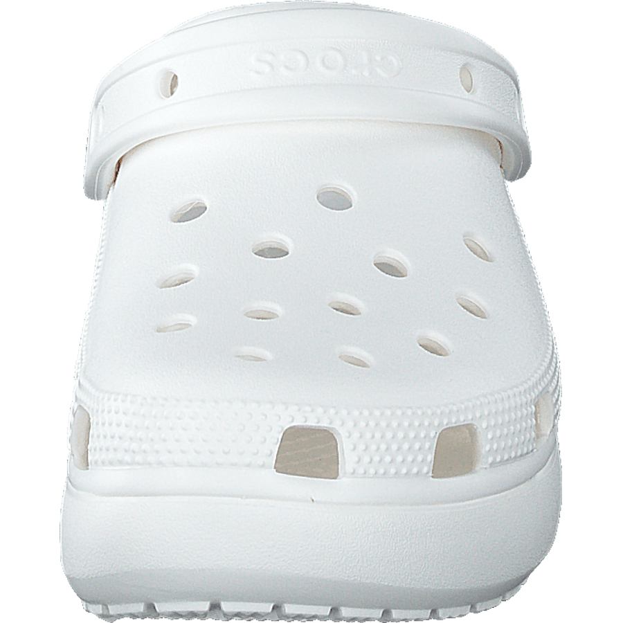 Classic Platform Clog White