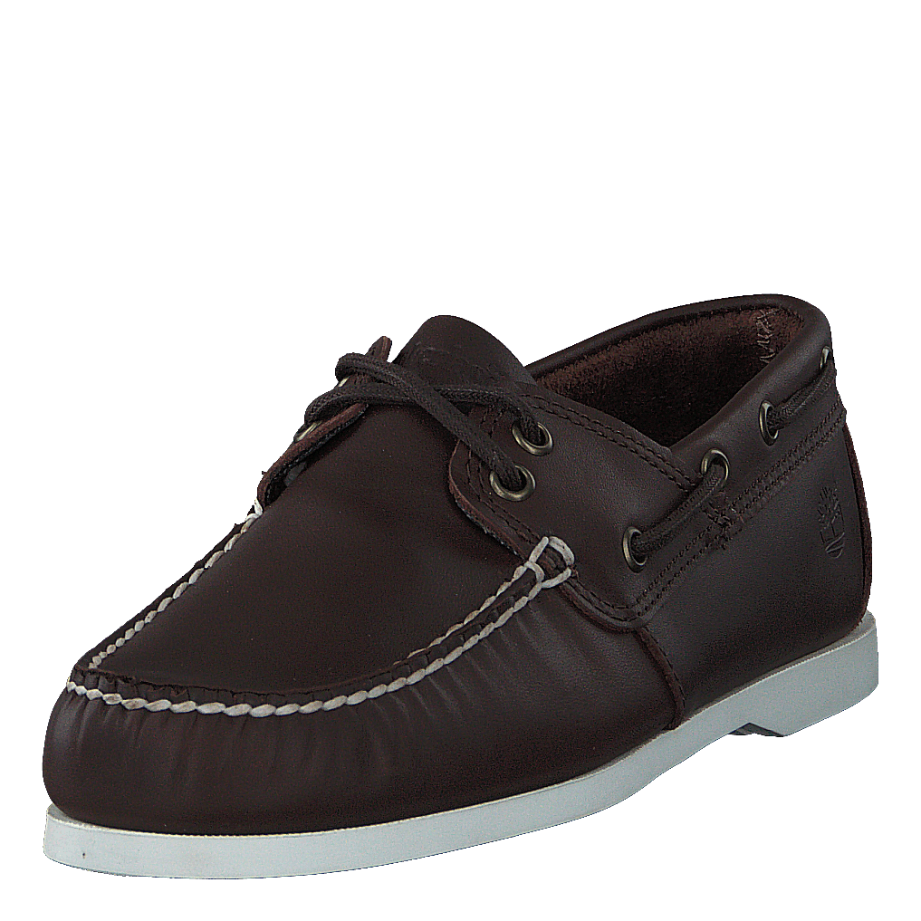 Cedar Bay Boat Shoe Dk Brown Full Grain