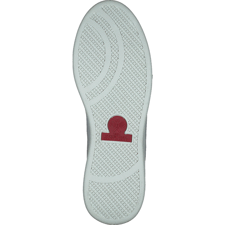 The Tennis Shoe White-red