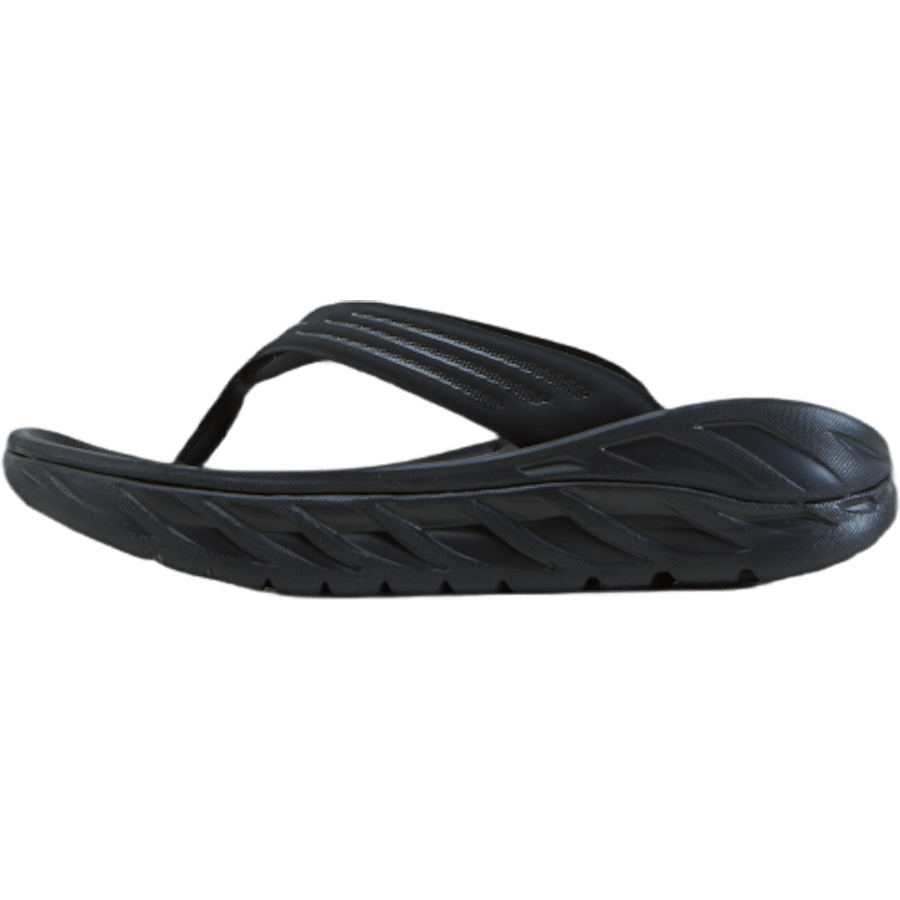 M ora recovery flip Black / dark gull gray by Hoka