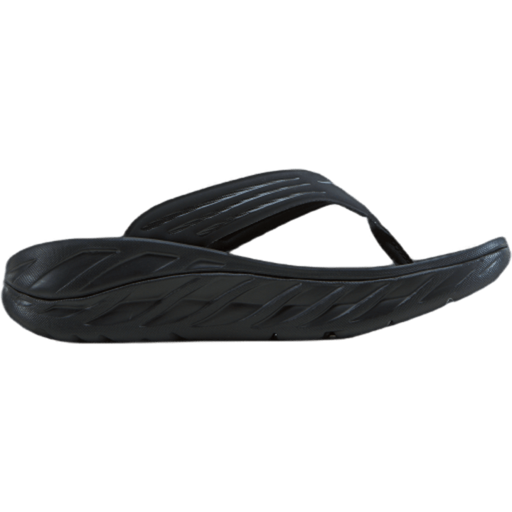 M ora recovery flip Black / dark gull gray by Hoka