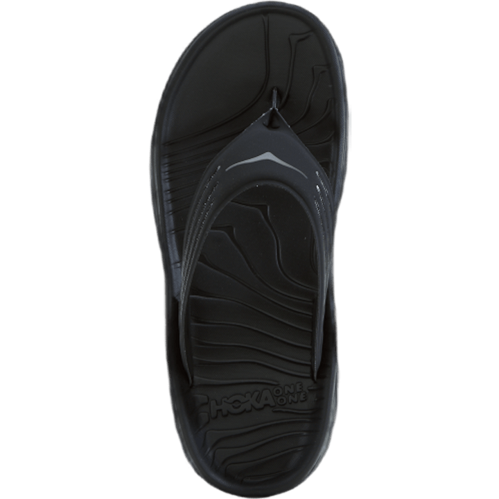 M ora recovery flip Black / dark gull gray by Hoka