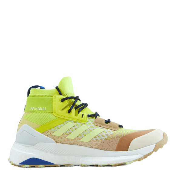 Terrex Free Hiker Primeblue Hiking Shoes Beige Tone / Pulse Yellow / Acid Yellow