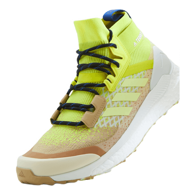 Terrex Free Hiker Primeblue Hiking Shoes Beige Tone / Pulse Yellow / Acid Yellow