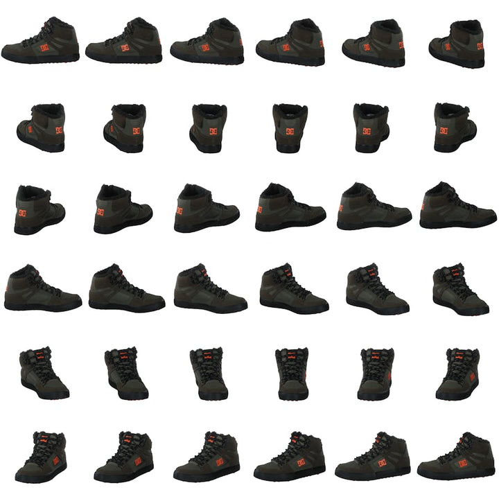 Pure High-top Wc Wnt Dusty Olive/orange