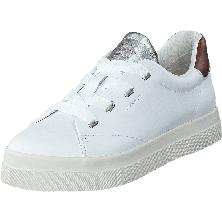 Avona Sneaker White/cognac/silver