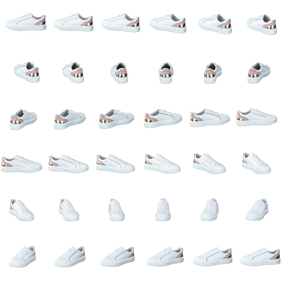 2219 White Nappa/gold/rose by Billi Bi
