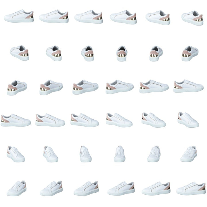 2219 White Nappa/gold/rose by Billi Bi