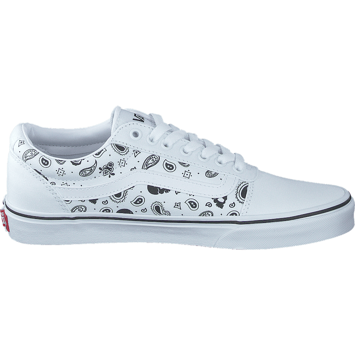 Mn Ward (skull Bandana) White/white
